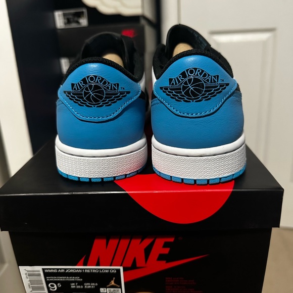 Jordan 1 Powder Blue Low Size 8 Mens / Womens 9.5 - Picture 6 of 7